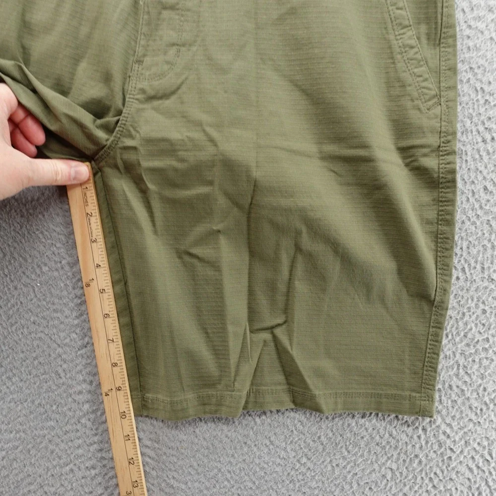Weatherproof Mens Utility Shorts 40 Soft Olive Stretch Cargo Ripstop NEW